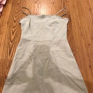 Pacsun LA Hearts Sage Colored Mini Dress